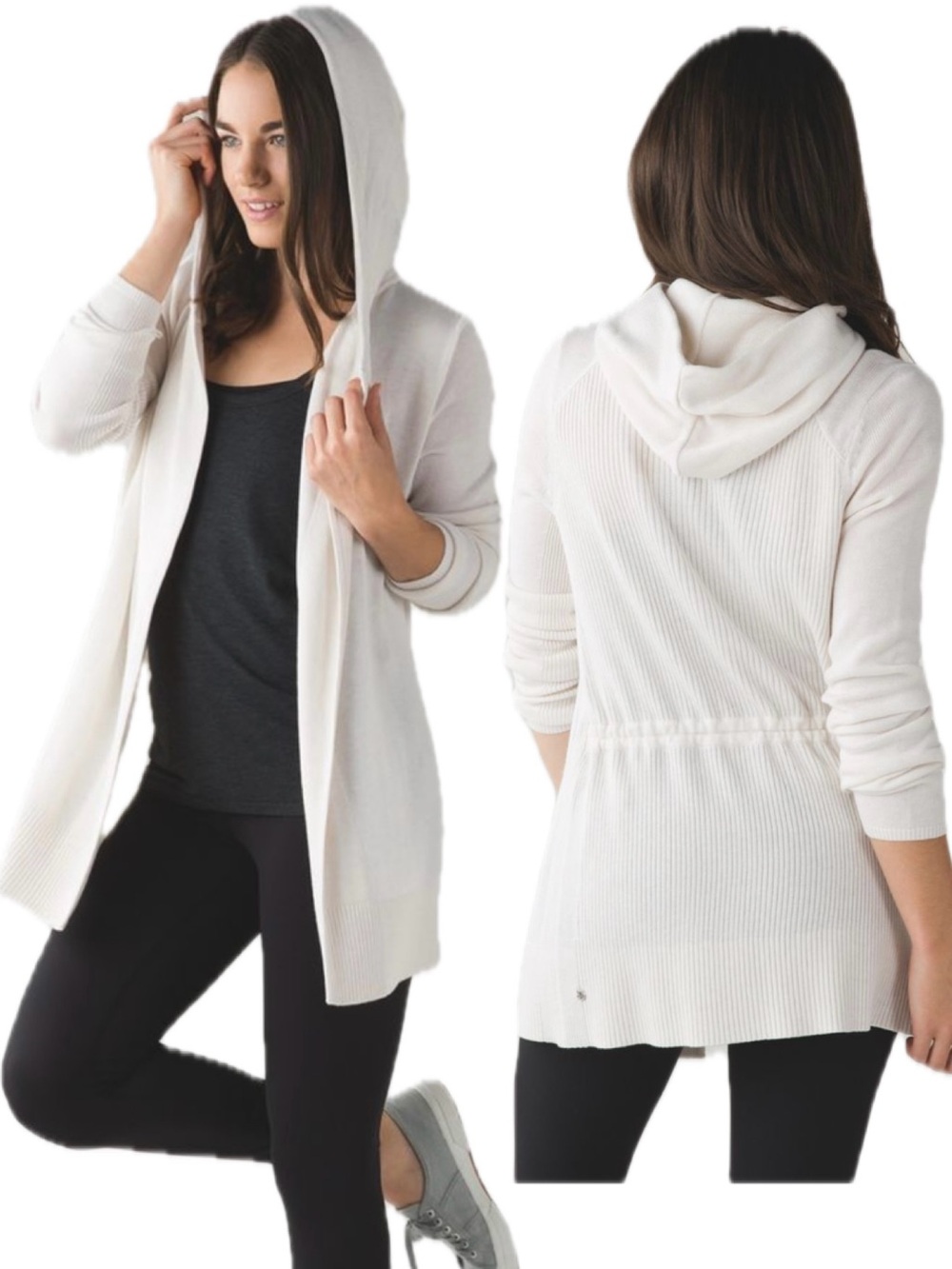 Lululemon Peace Of Mind Wrap - Heathered White